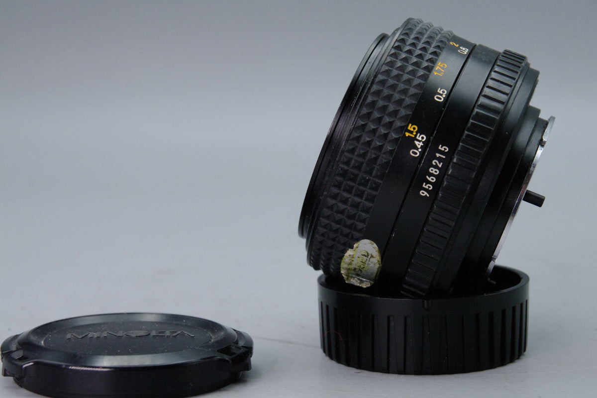 Minolta MD 50mm f/1.7 Lens – Excellent Condition – Manual Focus – MD Mount