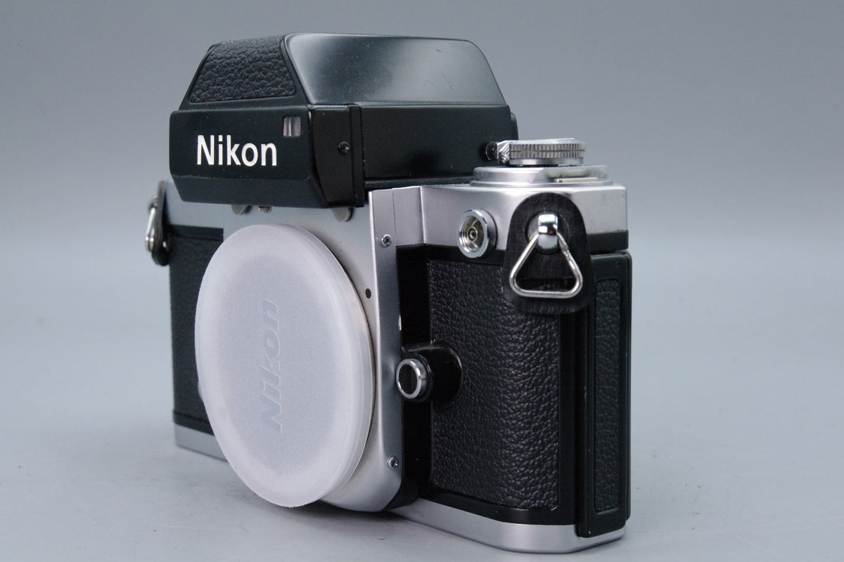 Nikon F2 Photomic Silver 35mm SLR + DP‑1 Finder – Classic Pro Body – Exc
