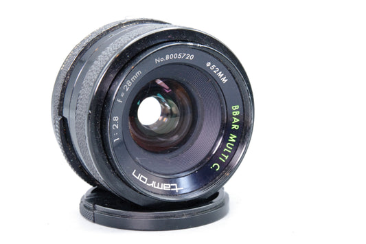 Tamron BBAR 28mm F2.8 Adaptall‑2 Lens – Wide Angle – Tested – Very Good