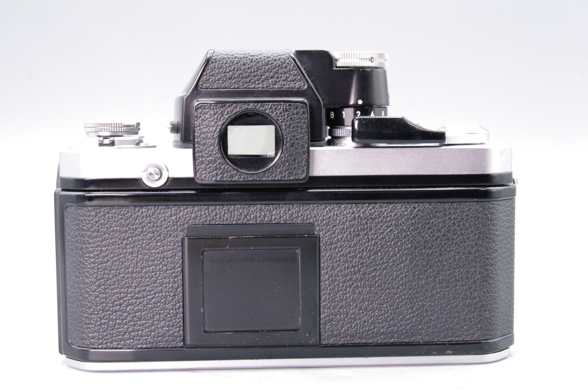 Nikon F2 Photomic Silver 35mm SLR + DP‑1 Finder – Classic Pro Body – Exc
