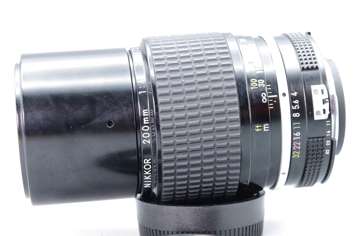 Nikon Nikkor 200mm f/4 AI Lens – Manual Focus Telephoto – VGC