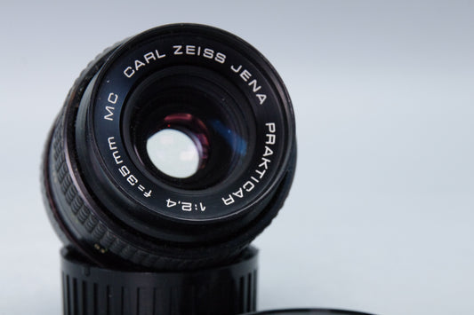 Carl Zeiss Jena Praktikar 35mm f/2.4 MC PB Mount Lens – Tested – Very Good