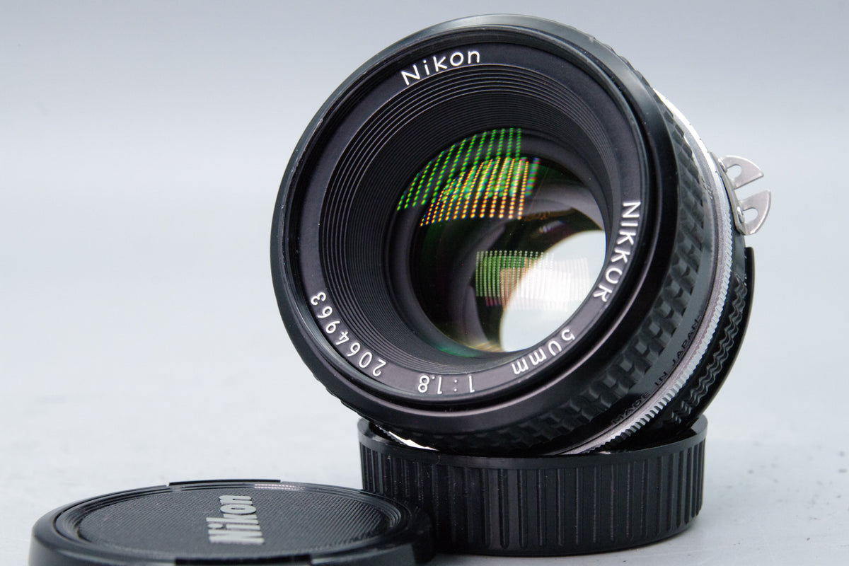 Nikon Nikkor 50mm f1.8 AI Standard Prime Lens F Mount Caps Excellent
