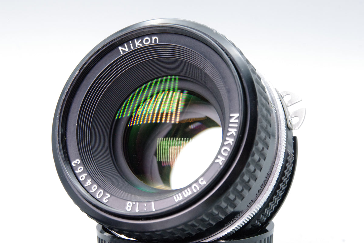 Nikon Nikkor 50mm f1.8 AI Standard Prime Lens F Mount Caps Excellent