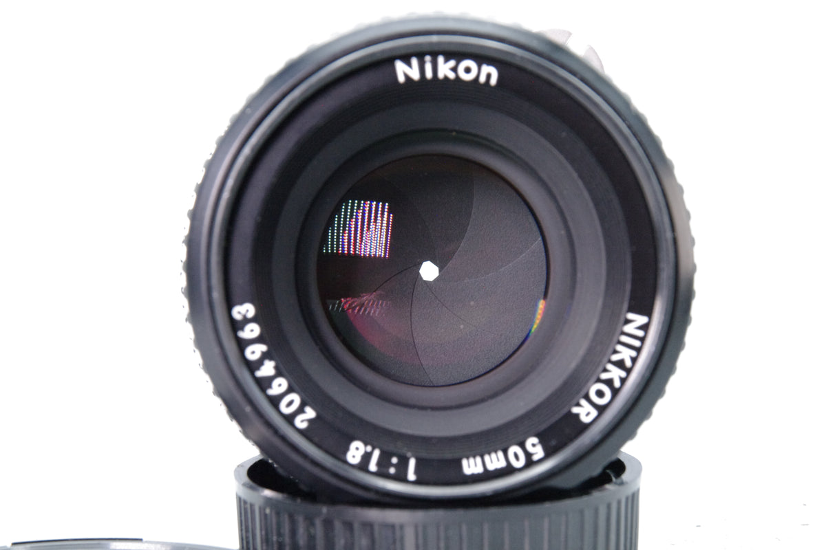 Nikon Nikkor 50mm f1.8 AI Standard Prime Lens F Mount Caps Excellent