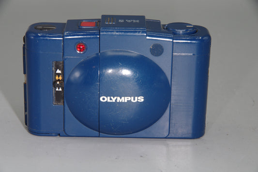 Olympus XA2 35mm Compact Film Camera – City Blue Edition