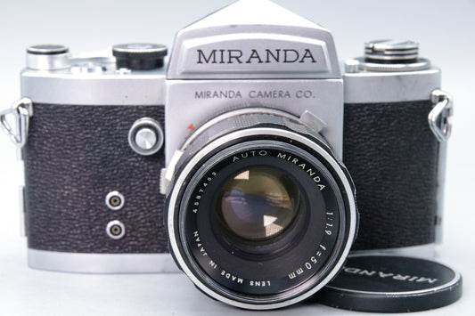 Miranda D 35mm SLR Camera with 50mm f/1.9 Lens – Tested – VGC –