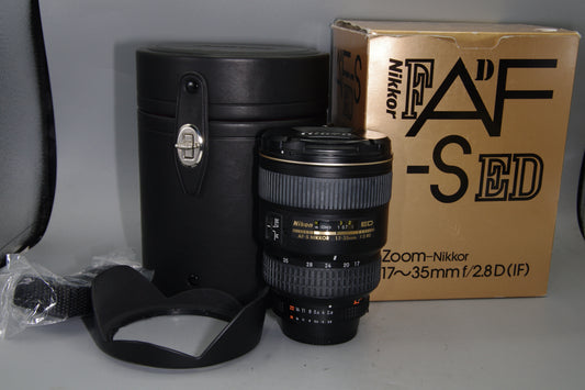 Nikon AF-S 17–35mm f/2.8D IF-ED Lens - FX Wide Zoom - Box, Case - Excellent