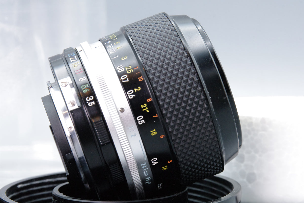 Nikon Micro-Nikkor-P Auto 55mm f3.5 Macro Lens M2 Extension Ring Case Tested Excellent