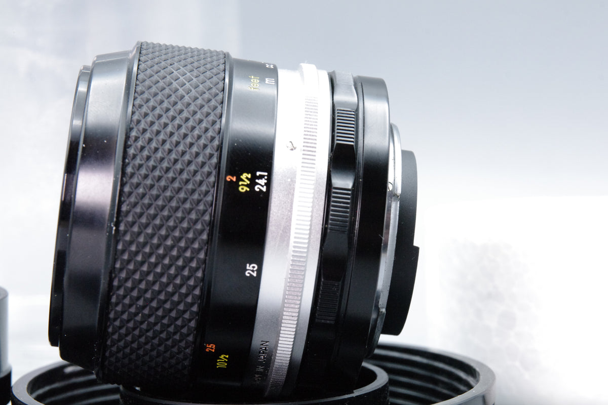 Nikon Micro-Nikkor-P Auto 55mm f3.5 Macro Lens M2 Extension Ring Case Tested Excellent