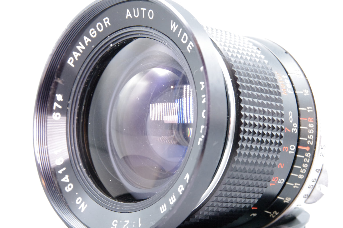 Panagor Auto Wide Angle 28mm f2.5 Lens Nikon F Mount Non-AI Caps Internal Fungus