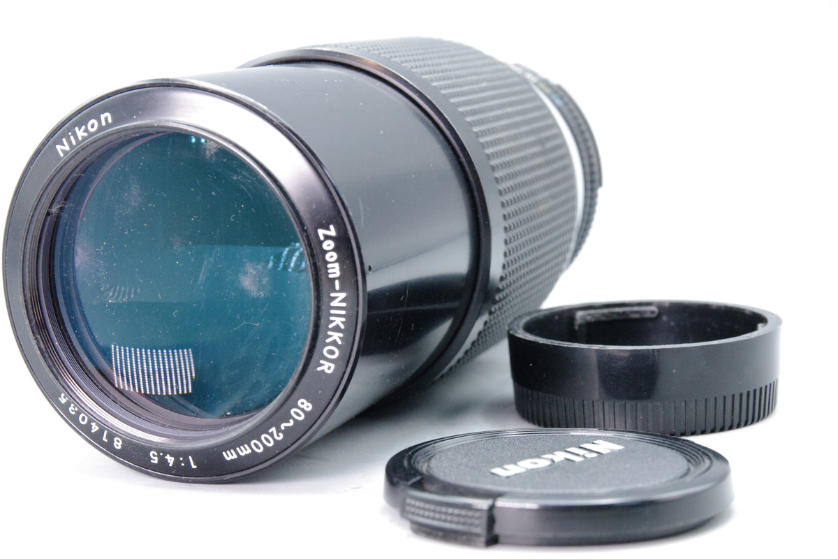 Nikon AI Zoom-Nikkor 80-200mm f4.5 Telephoto Lens F Mount Caps Fungus