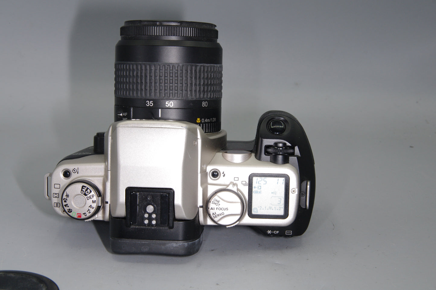 Canon EOS 50E 35mm Film SLR Camera with Canon EF 35–80mm USM Lens