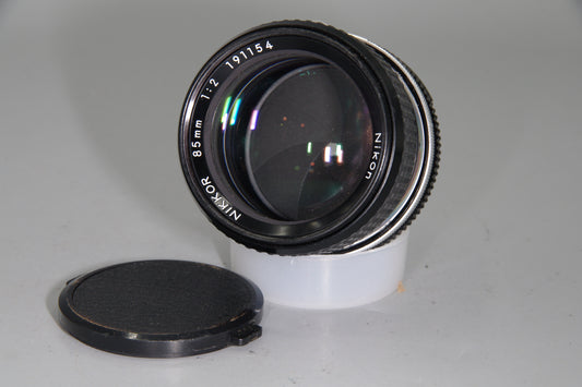 Nikon Nikkor 85mm f/2 AI Lens – Manual Focus – Nikon F Mount - Excellent