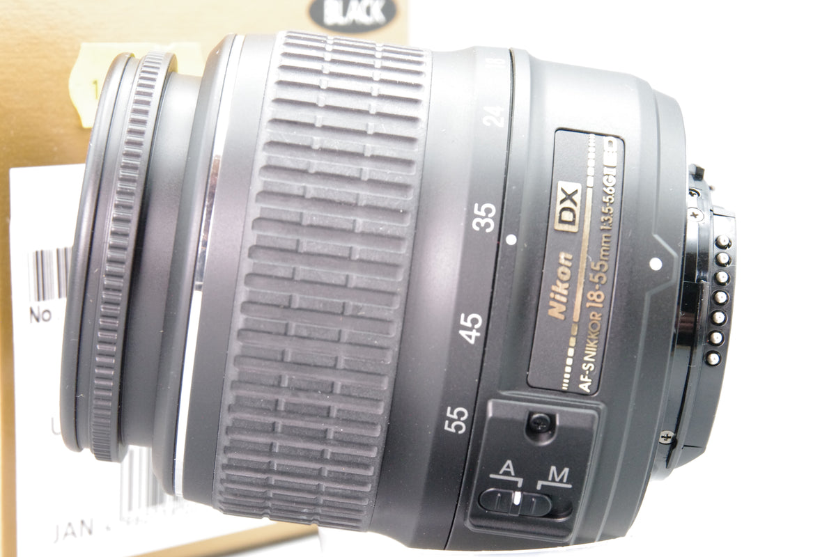 Nikon AF-S DX Zoom-Nikkor 18-55mm f3.5-5.6G ED II Lens Boxed Cap Tested Excellent