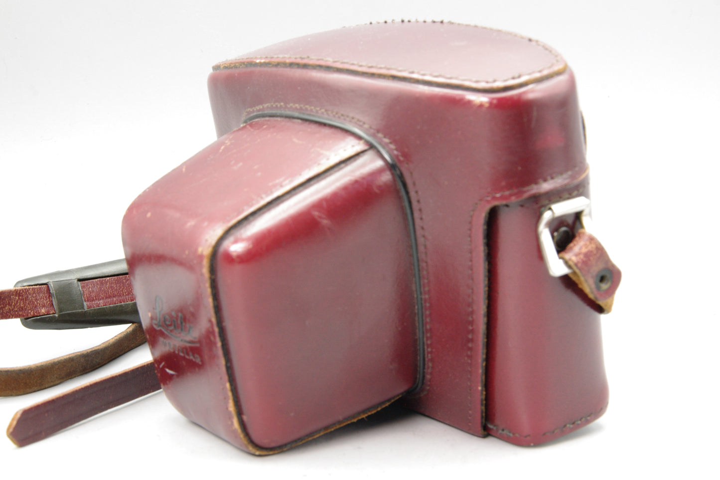 Leicaflex(+SL +SL2) Red Leather Camera Case – Vintage Genuine Leather
