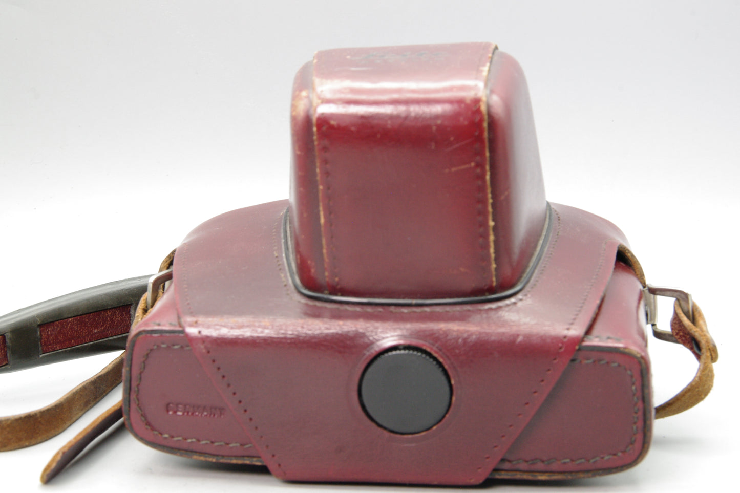 Leicaflex(+SL +SL2) Red Leather Camera Case – Vintage Genuine Leather