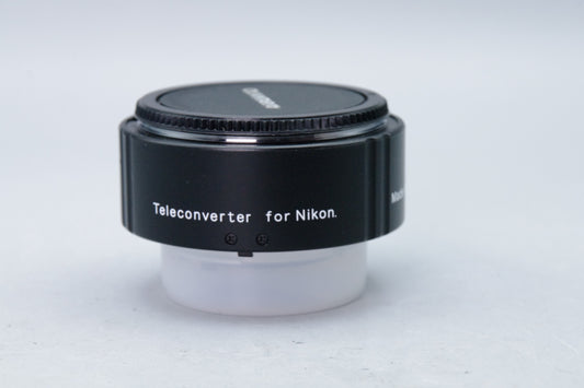Quantaray 2× DG Teleconverter – Nikon F Mount AF – Tested – Excellent Condition