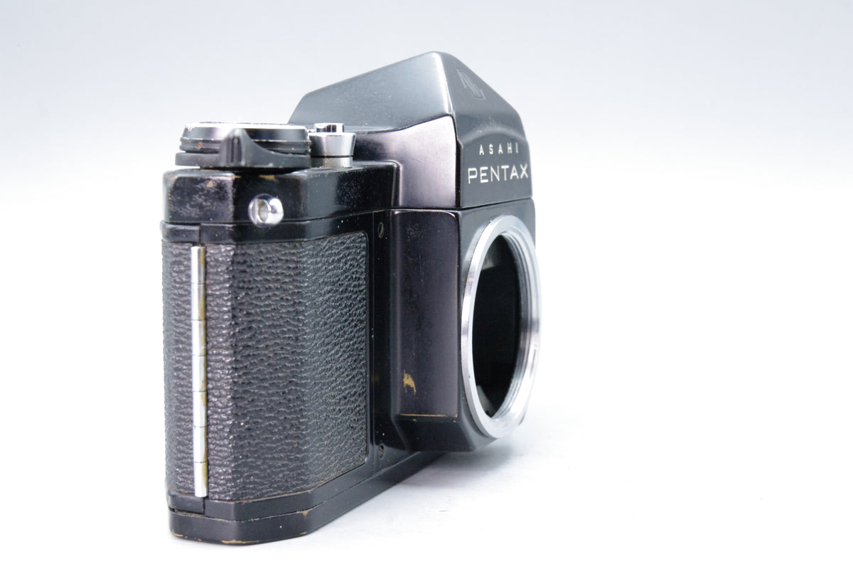 Asahi Pentax S1a 35mm Film SLR Camera Body Black Finish Faulty Winder Mirror Sticking
