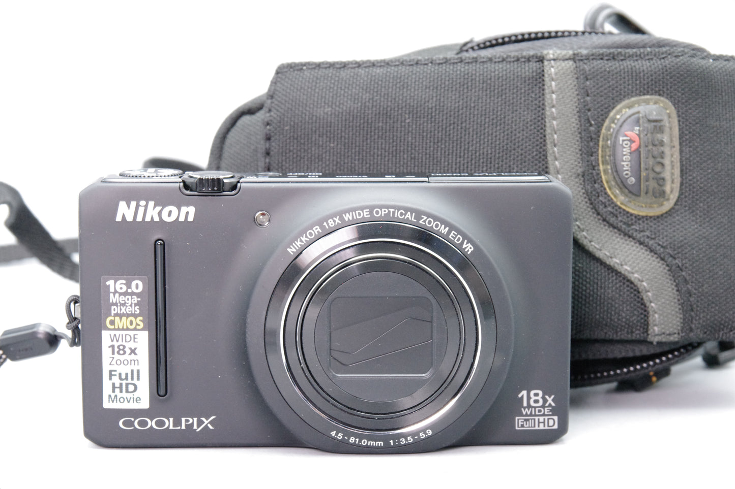 Nikon S9200 16MP Digital Camera – Tested – Excellent Condition – With Case