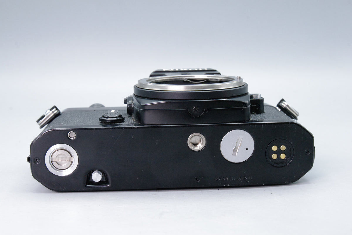 Black Nikon FE 35mm SLR Film Camera Body – Tested & Working + New Batteries