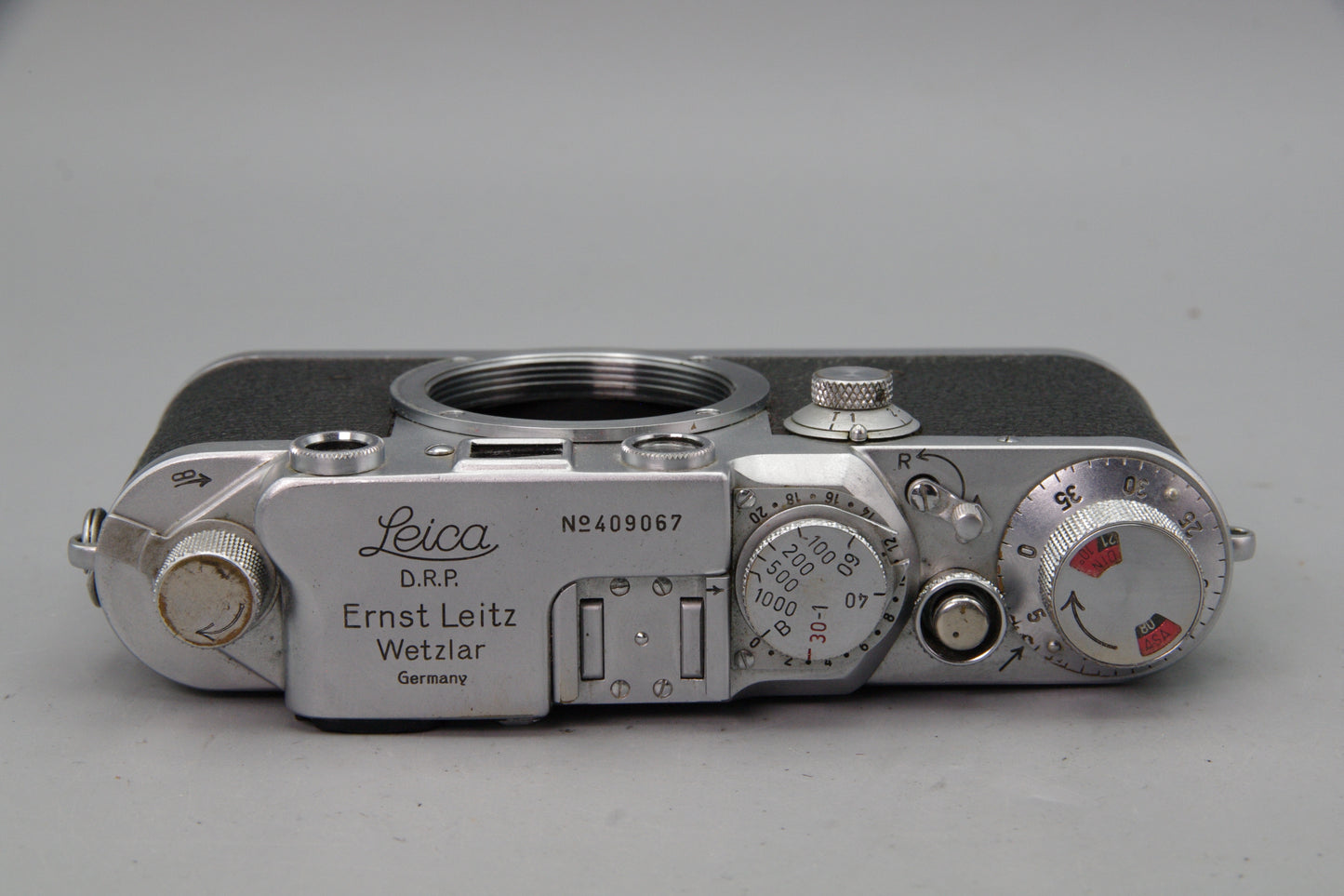 1946 Leica IIIf 35mm Rangefinder Body 409067 – Converted from Leica IIIC