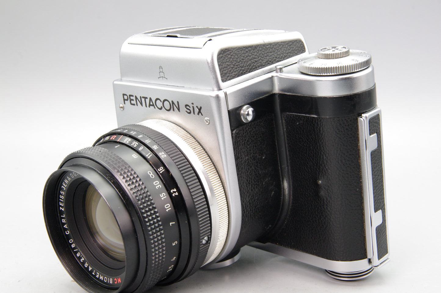 Pentacon Six Medium Format Camera with Carl Zeiss Jena 80mm f/2.8 Lens