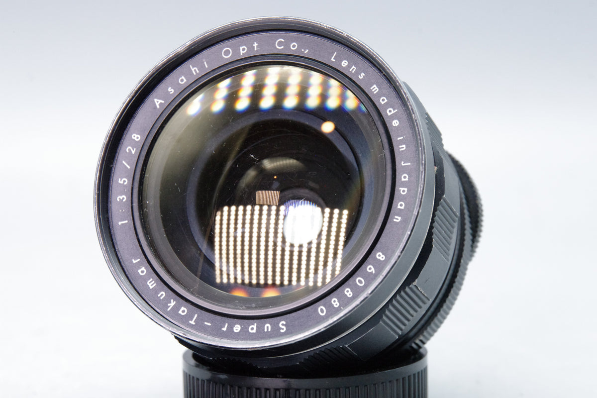 Asahi Super-Takumar 28mm f3.5 Wide Angle Lens Universal M42 Screw Mount Caps Tested