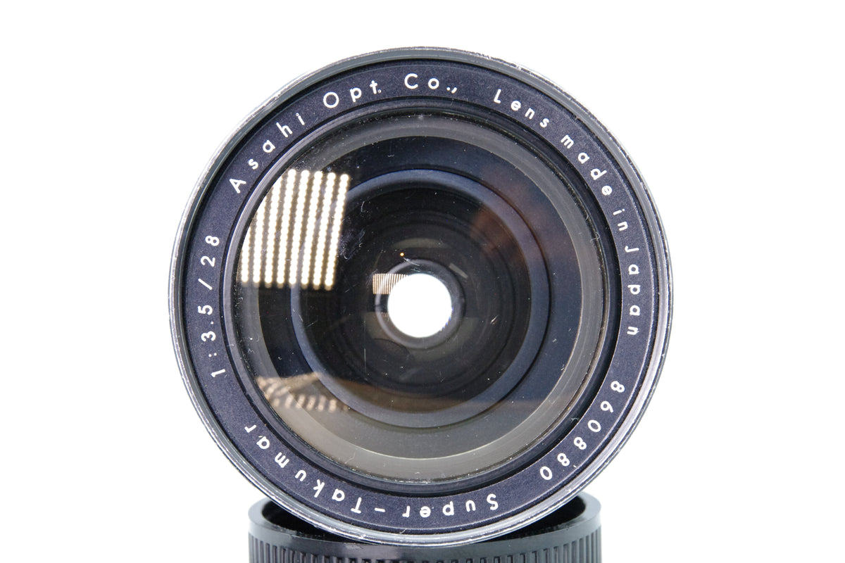 Asahi Super-Takumar 28mm f3.5 Wide Angle Lens Universal M42 Screw Mount Caps Tested