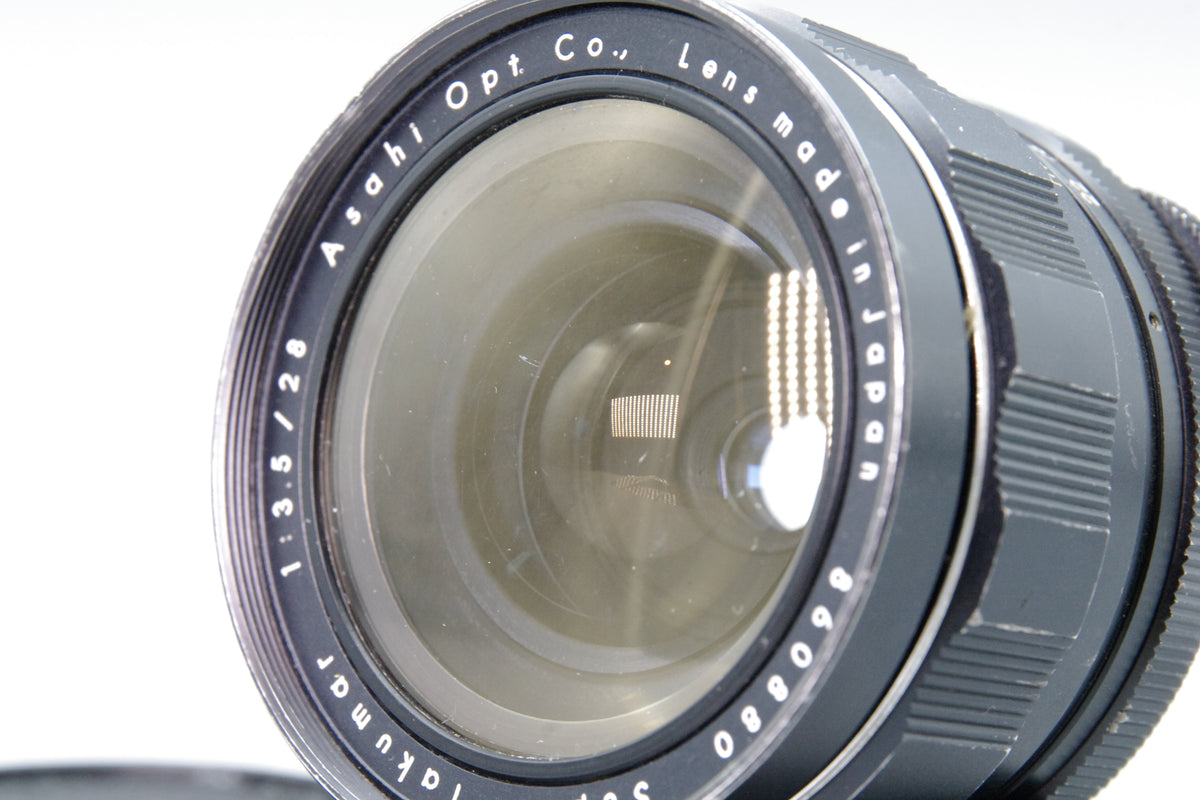 Asahi Super-Takumar 28mm f3.5 Wide Angle Lens Universal M42 Screw Mount Caps Tested