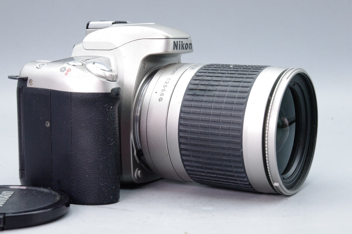 Nikon F75 35mm Film SLR with 28–100mm f/3.5–5.6G Lens – Silver