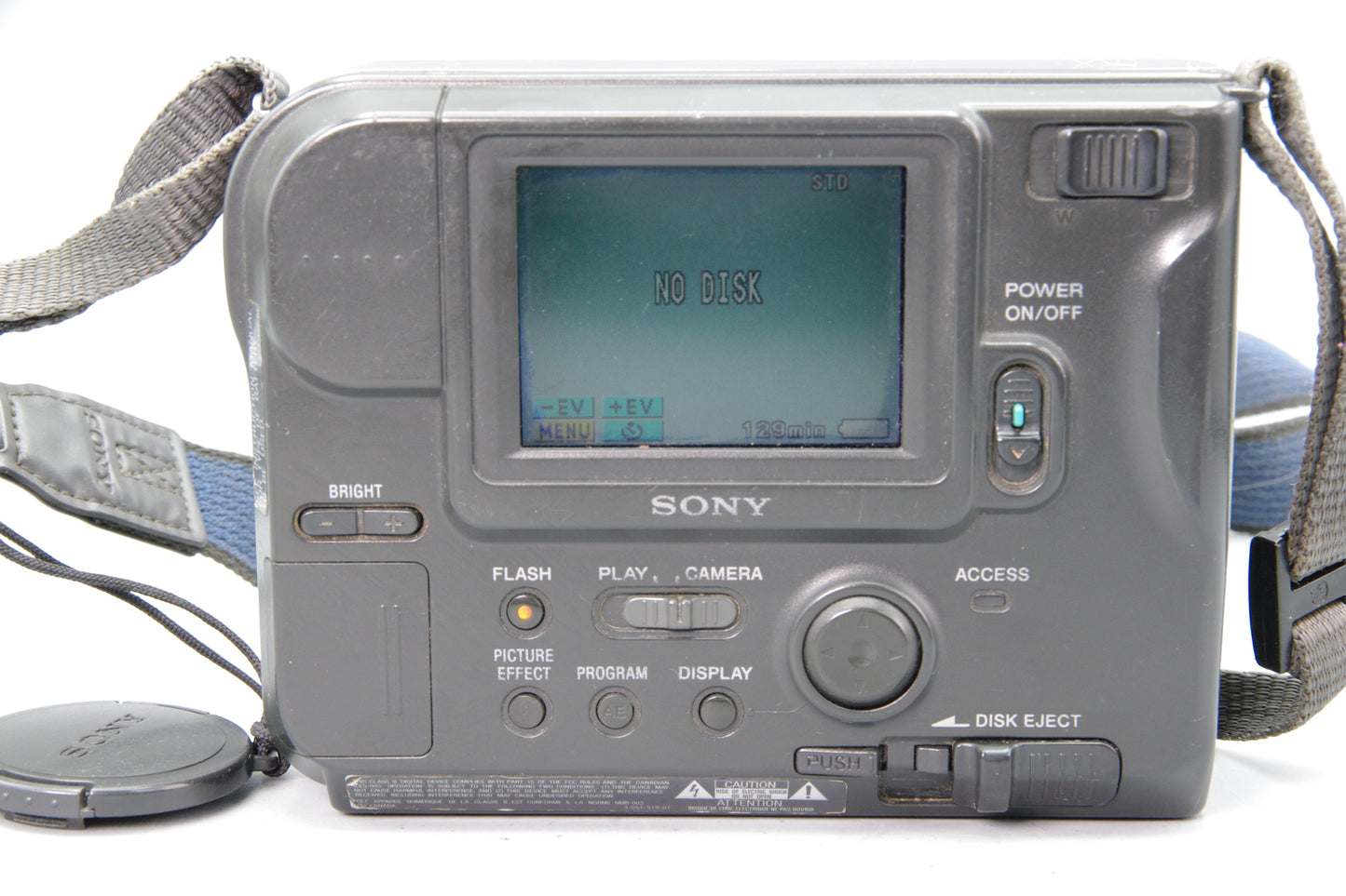 Sony Digital Mavica FD73 Camera with Battery and Case – 10× Zoom