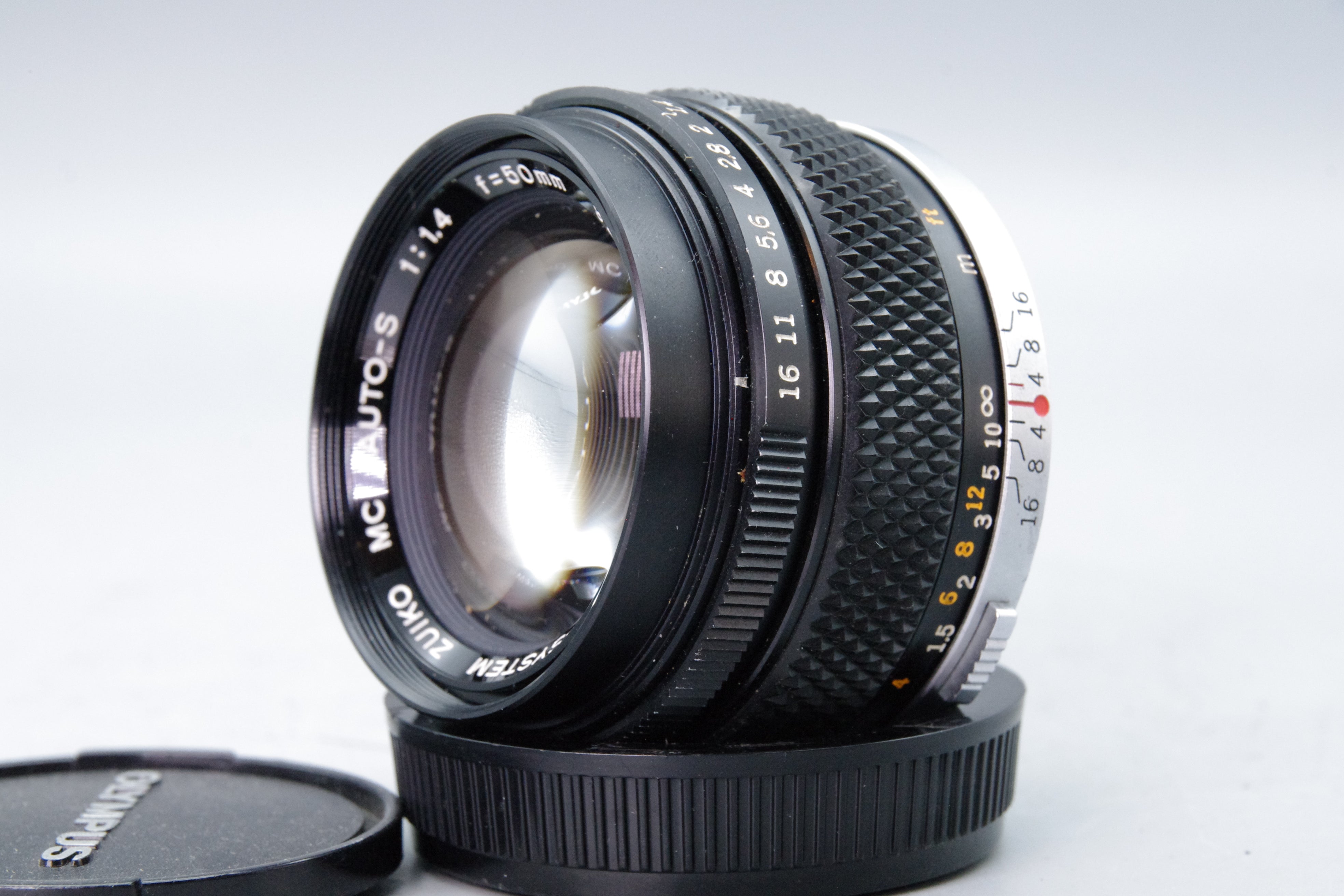 Olympus OM Zuiko Auto‑S 50mm f1.4 Lens Olympus OM Mount Fast Prime