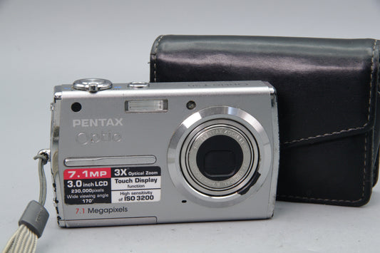Pentax Optio T30 Compact Digital Camera – Touchscreen 7.1MP