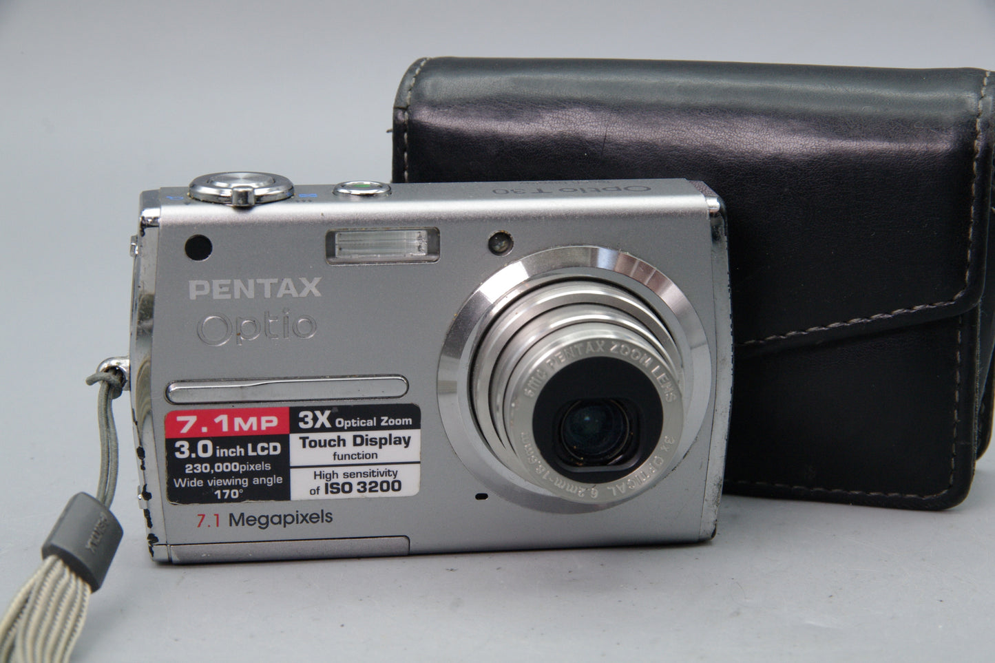 Pentax Optio T30 Compact Digital Camera – Touchscreen 7.1MP