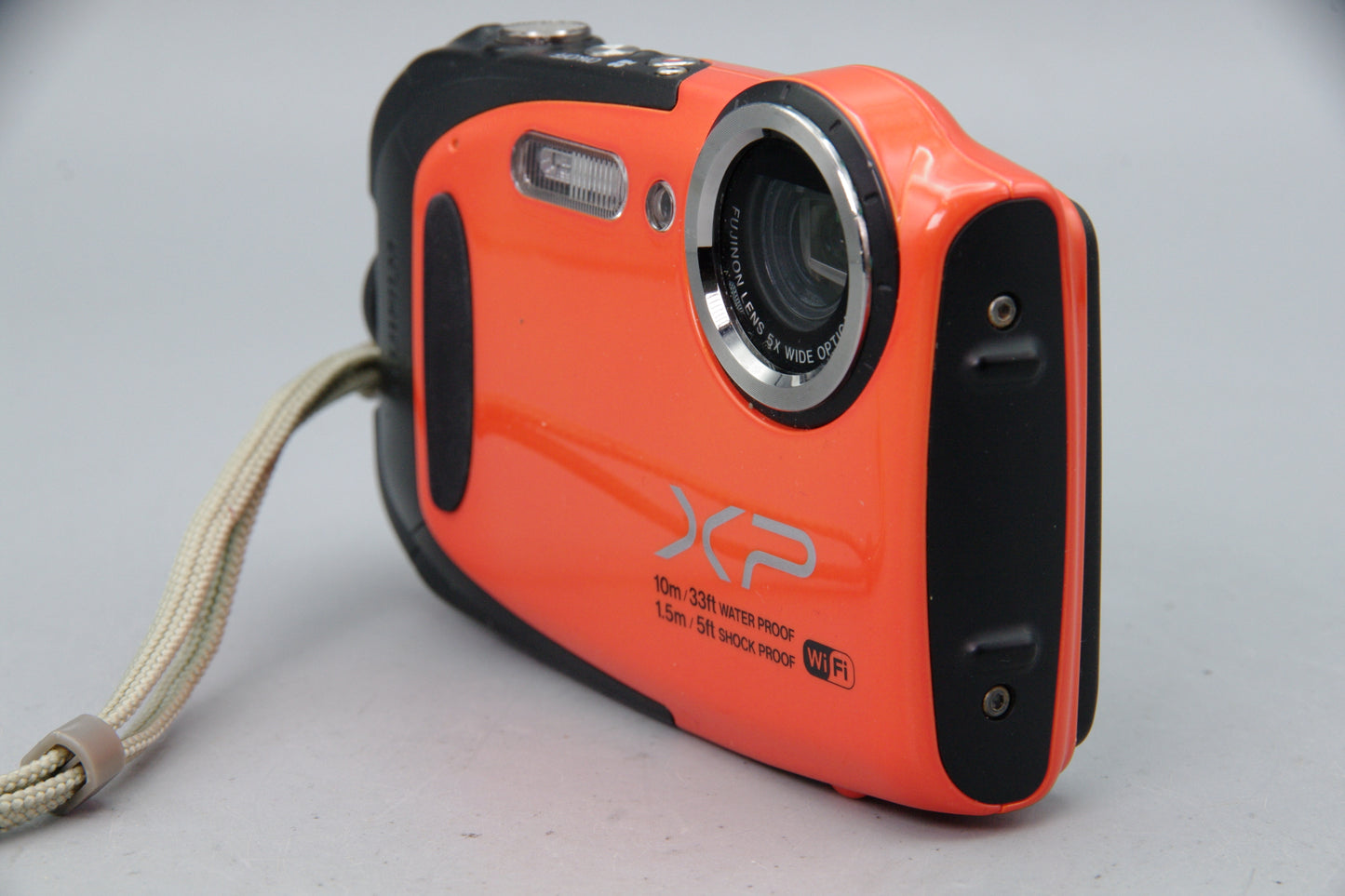 Fujifilm FinePix XP70 16.4MP Waterproof Digital Camera – Orange