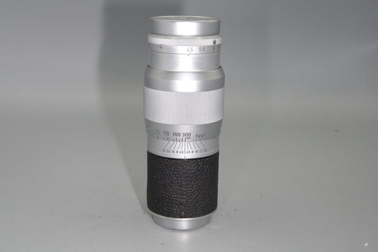 Leitz Hektor 135mm f/4.5 LTM Lens – Leica Screw Mount – 15-Blade Aperture – VGC