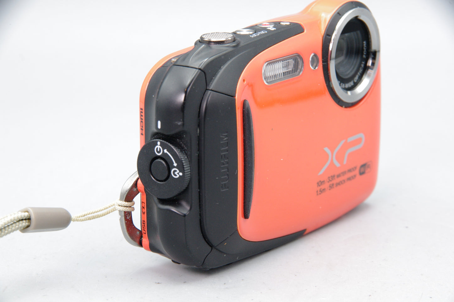 Fujifilm FinePix XP70 16.4MP Waterproof Digital Camera – Orange