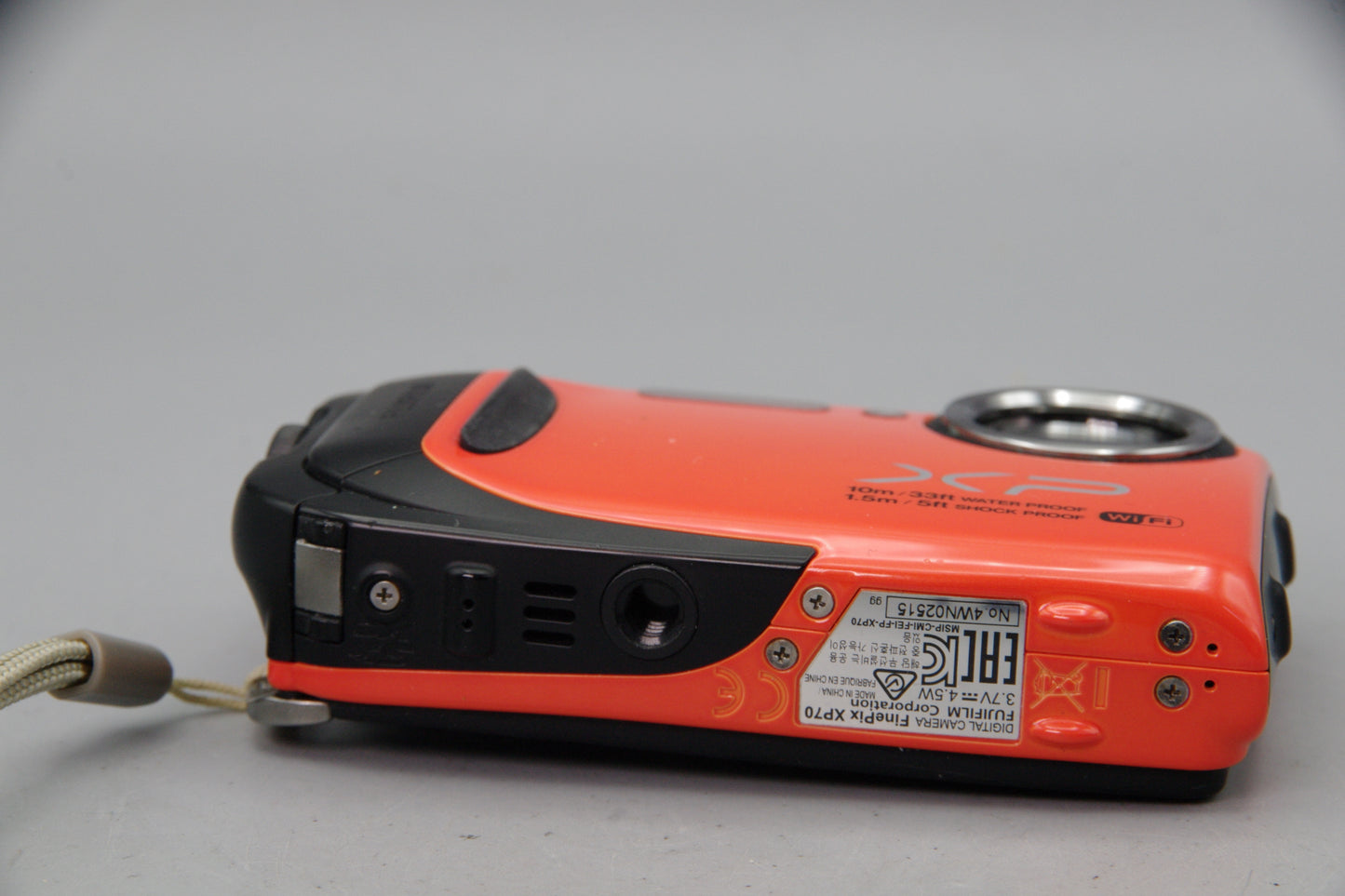 Fujifilm FinePix XP70 16.4MP Waterproof Digital Camera – Orange