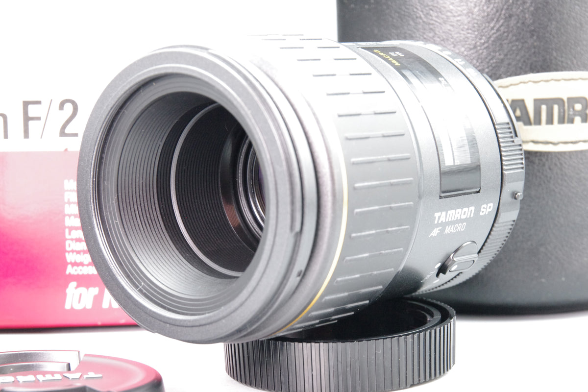 Tamron SP AF 90mm f2.8 Macro 1:1 Lens Nikon F Mount Model 72E Boxed Caps Tested