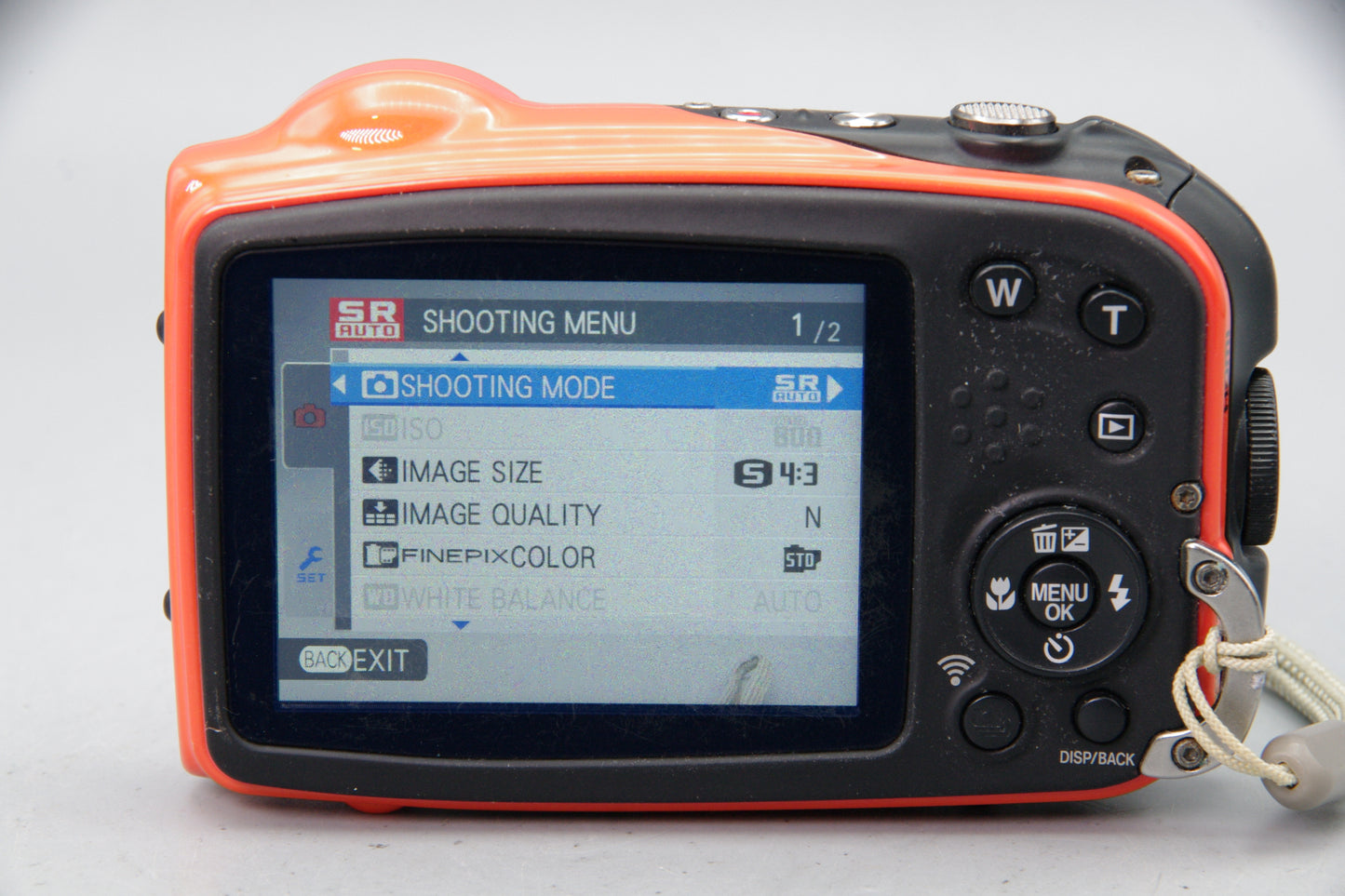 Fujifilm FinePix XP70 16.4MP Waterproof Digital Camera – Orange