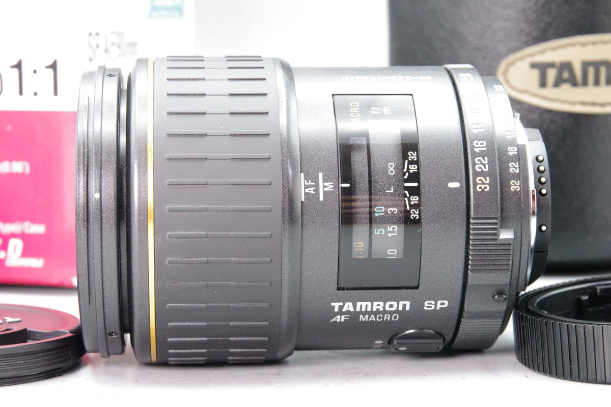 Tamron SP AF 90mm f2.8 Macro 1:1 Lens Nikon F Mount Model 72E Boxed Caps Tested