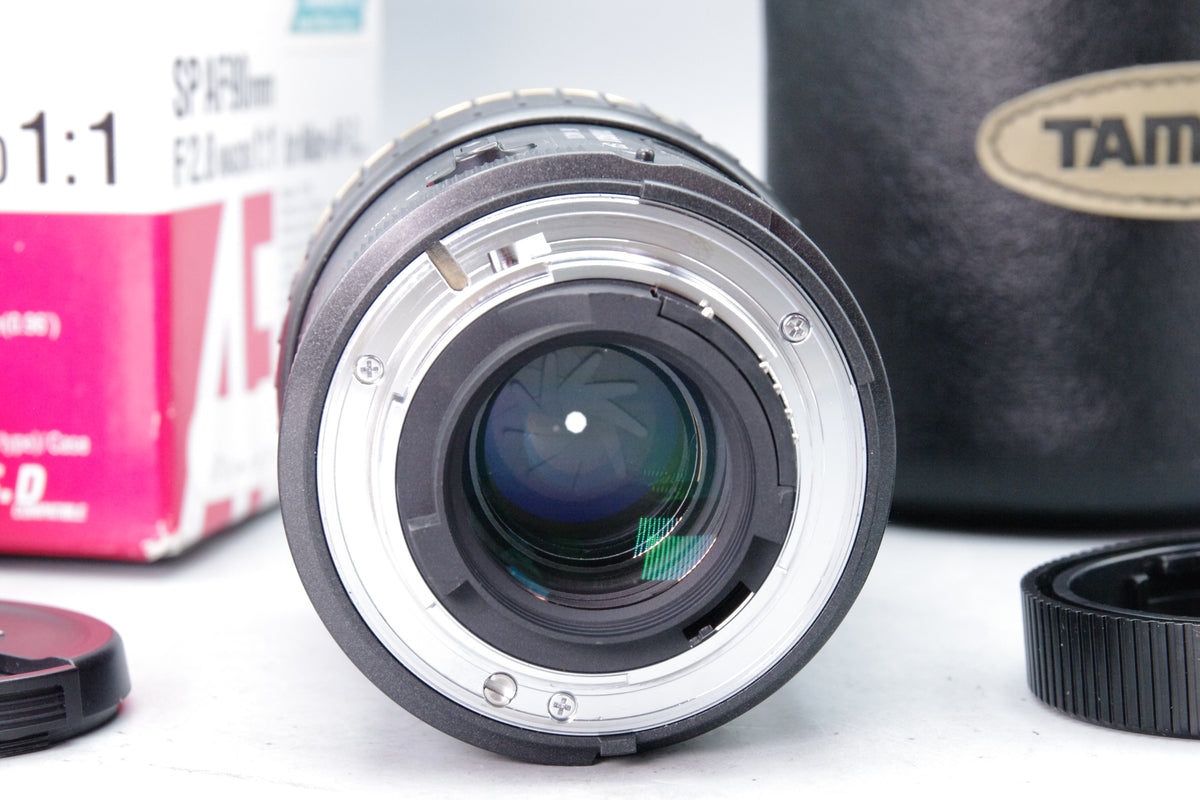 Tamron SP AF 90mm f2.8 Macro 1:1 Lens Nikon F Mount Model 72E Boxed Caps Tested