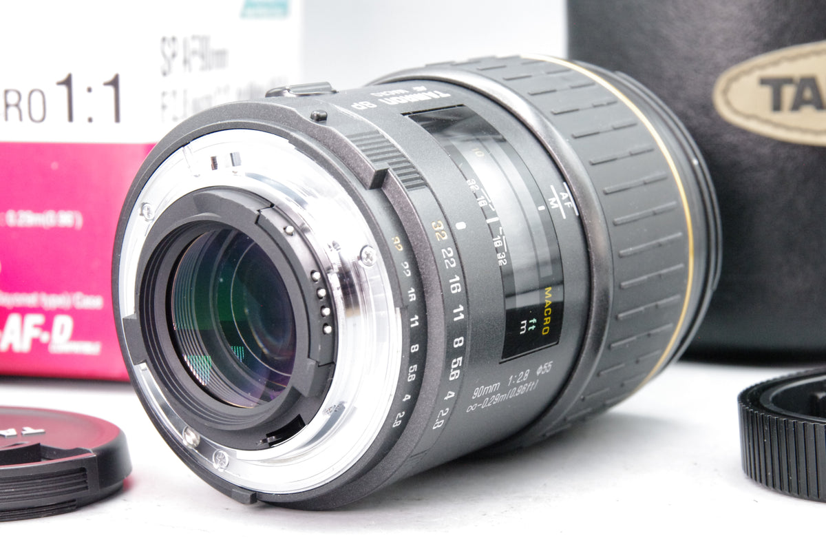 Tamron SP AF 90mm f2.8 Macro 1:1 Lens Nikon F Mount Model 72E Boxed Caps Tested