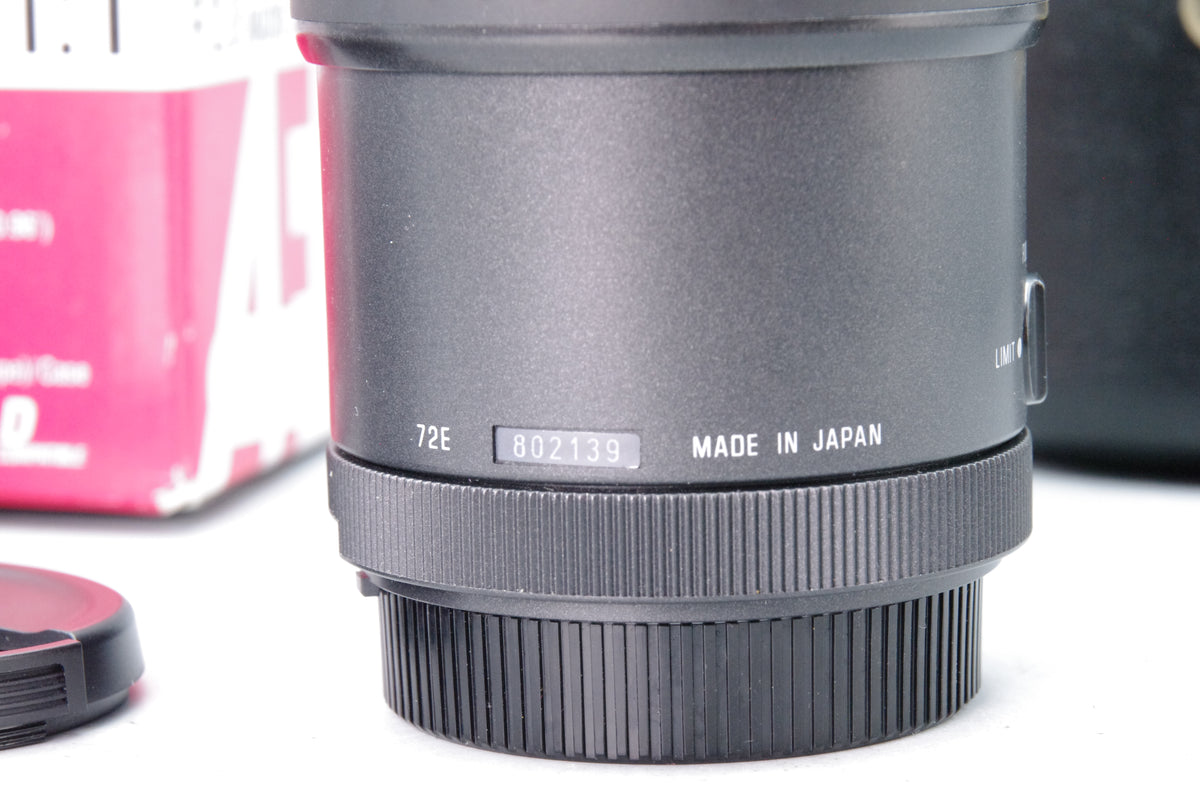 Tamron SP AF 90mm f2.8 Macro 1:1 Lens Nikon F Mount Model 72E Boxed Caps Tested