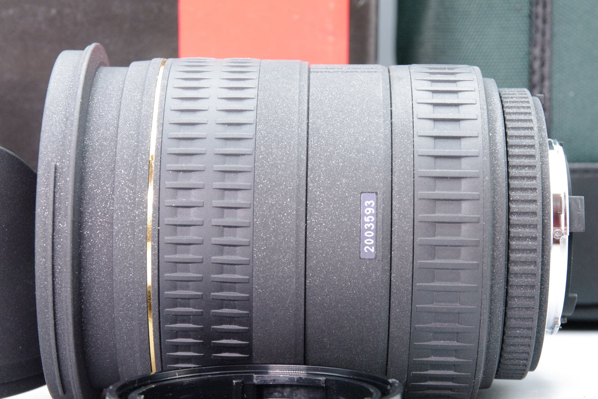 Sigma 28-70mm f2.8 Aspherical Lens Nikon F Mount Boxed Hood Case Tested Excellent