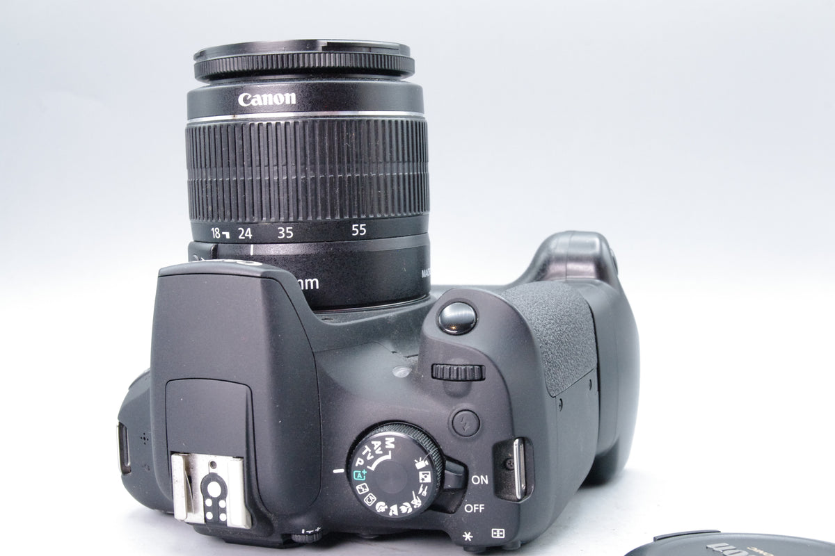 Canon EOS 1300D DSLR Camera Kit EF-S 18-55mm III Lens Battery Grip Low 675 Shutter