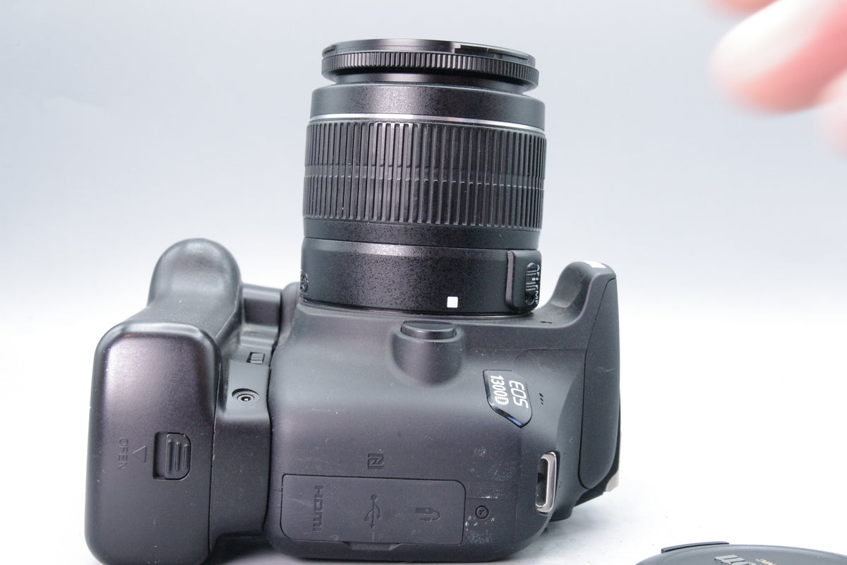 Canon EOS 1300D DSLR Camera Kit EF-S 18-55mm III Lens Battery Grip Low 675 Shutter