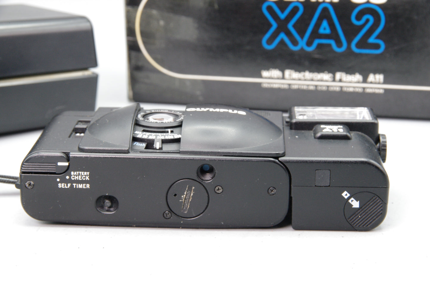 Olympus XA2 35mm Compact Film Camera with A11 Flash – Boxed & Tested