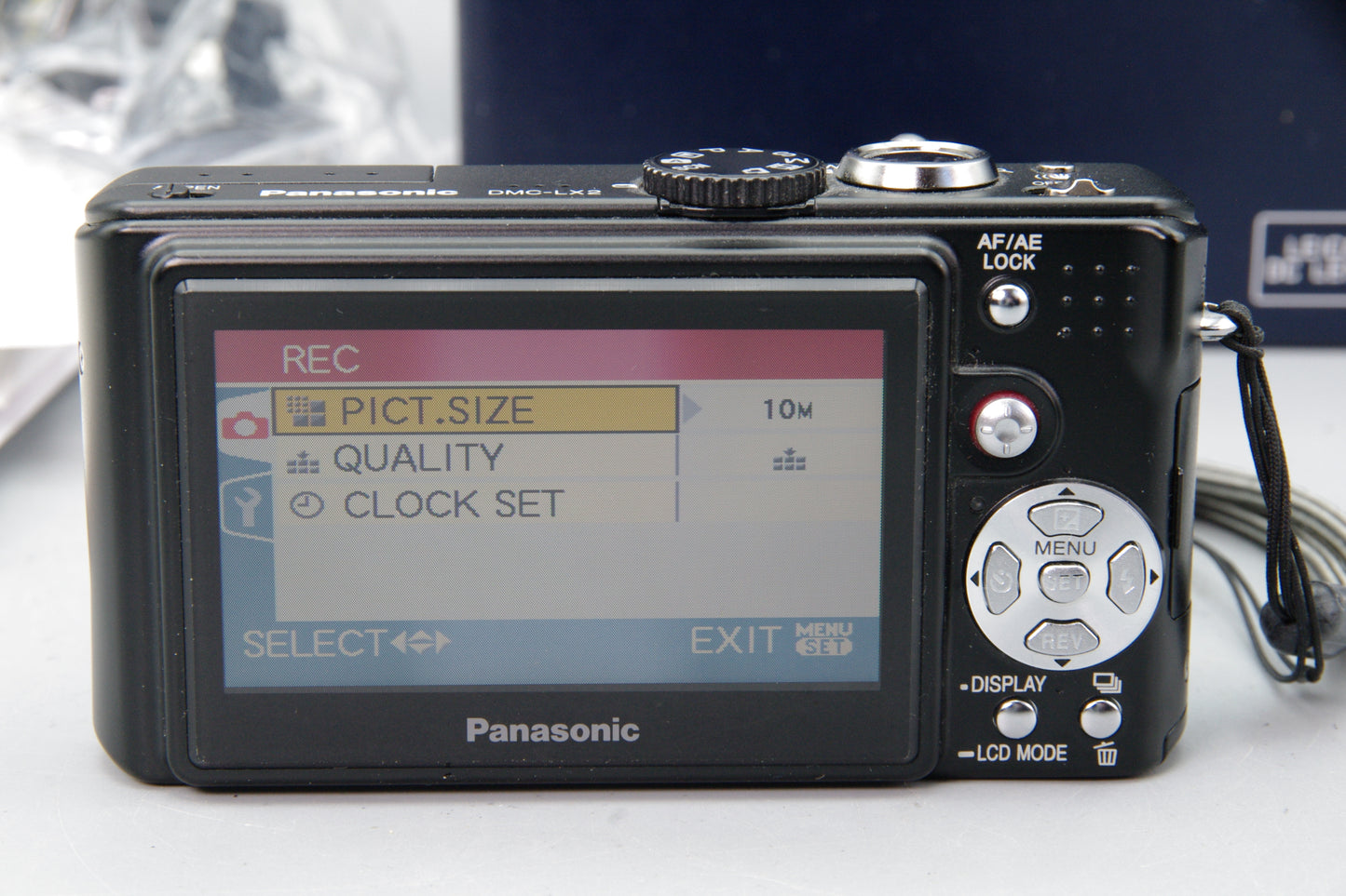 Panasonic Lumix DMC‑LX2 10.2MP Camera – Boxed – Excellent Condition